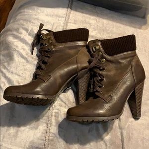 Brown booties